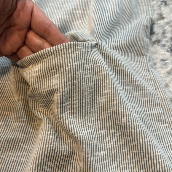 Anthropologie | Donni | Oversized Ribbed Open Front Duster Cardigan in Gray OS - Picture 11 of 12